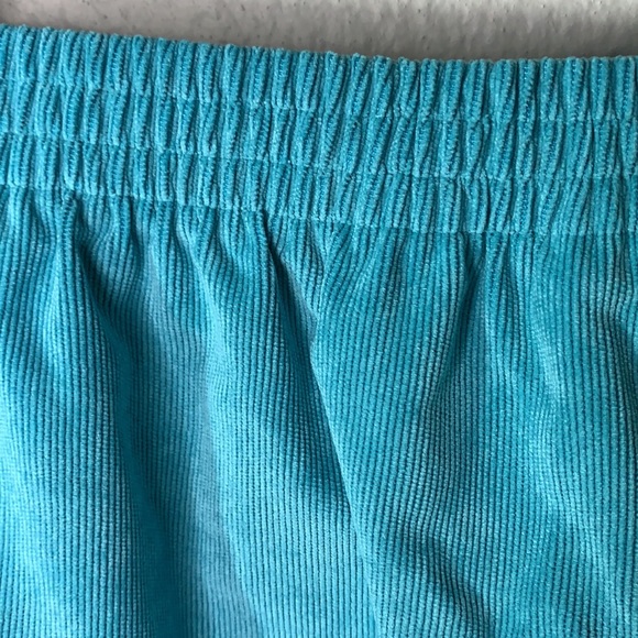 NEW Alfred dunner stretch corduroy straight leg pants Sz 14 Grand Canyon aqua - Picture 10 of 14
